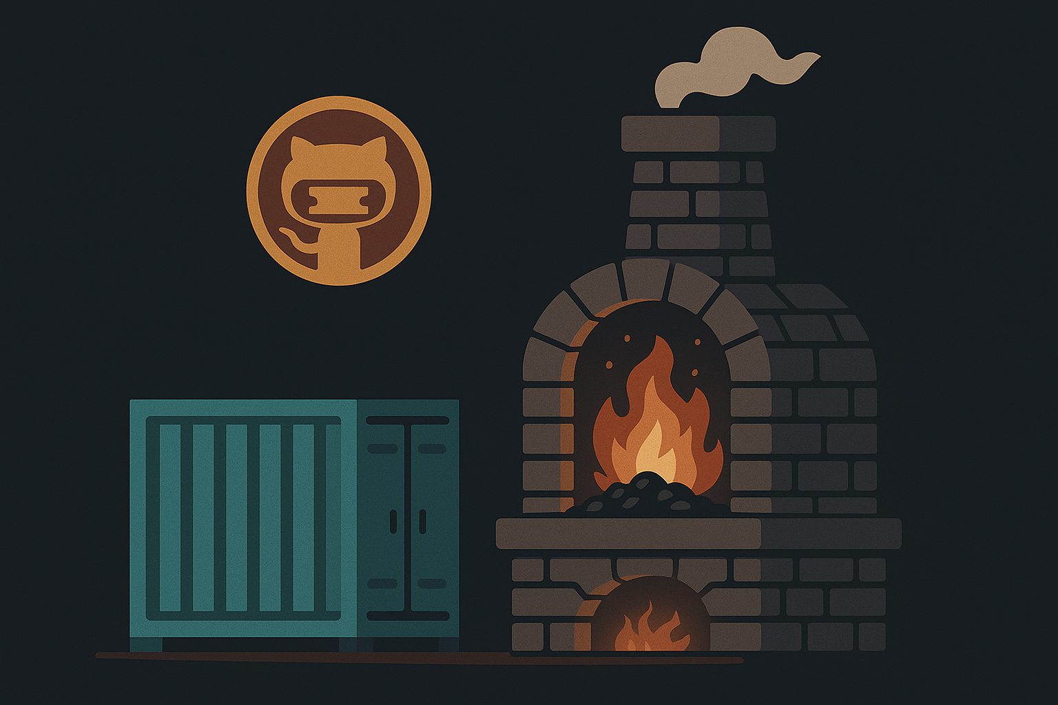 Forge and containers with GitHub – symbolic image for CI/CD with a private registry